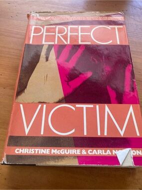 Perfect Victim Hardcover Book - Coral, Pink & Brown Cover